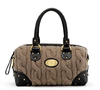 Big Cozy Cable-Knit...Bags?
